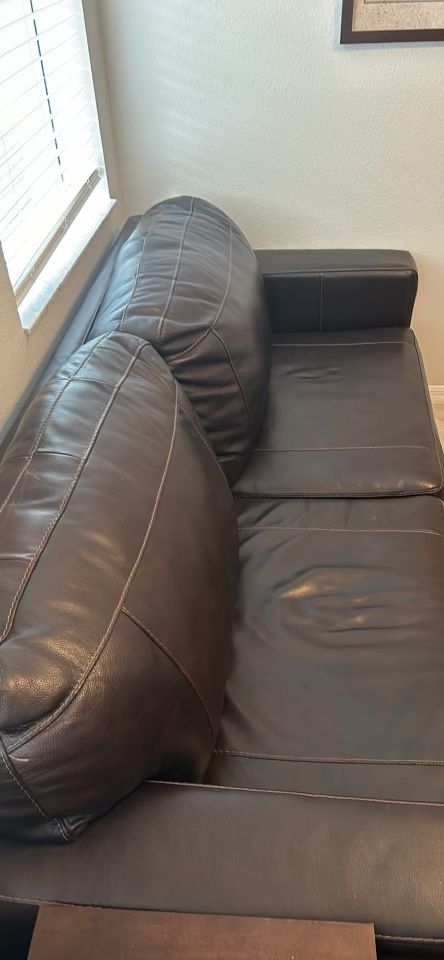 Brown Loveseat