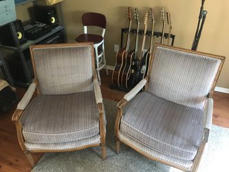 1940s formal sitting chairs
