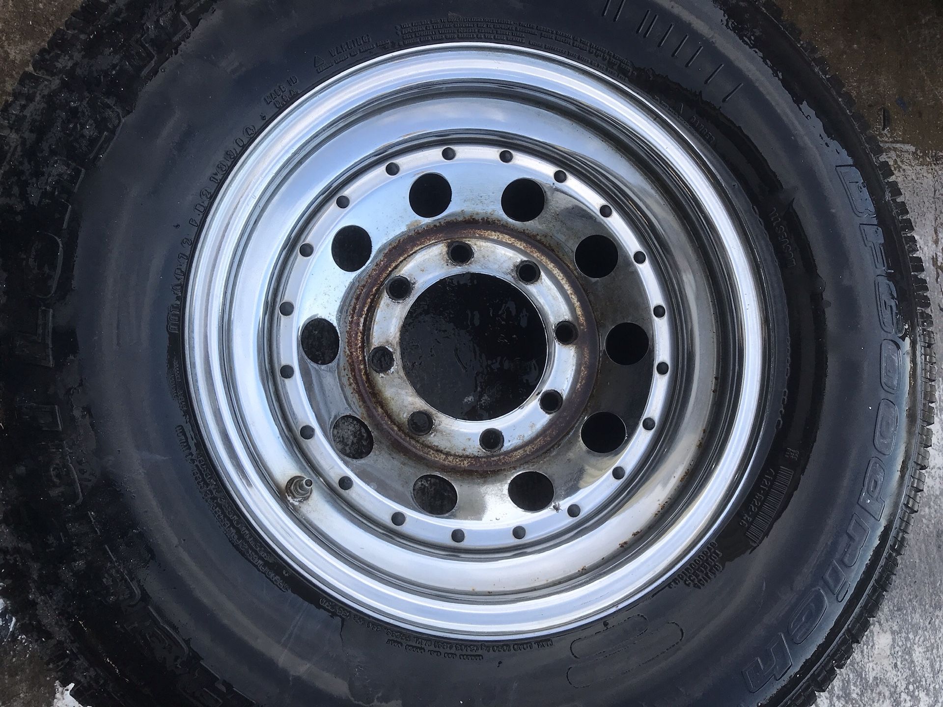 Steel wheels 8 lug 16 Chevy or Gmc set of 4