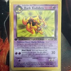 Dark Kadabra [1st Edition] #39 Pokemon Team Rocket  