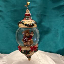 Kirkland Vintage Christmas Ornament /Teddy Bear