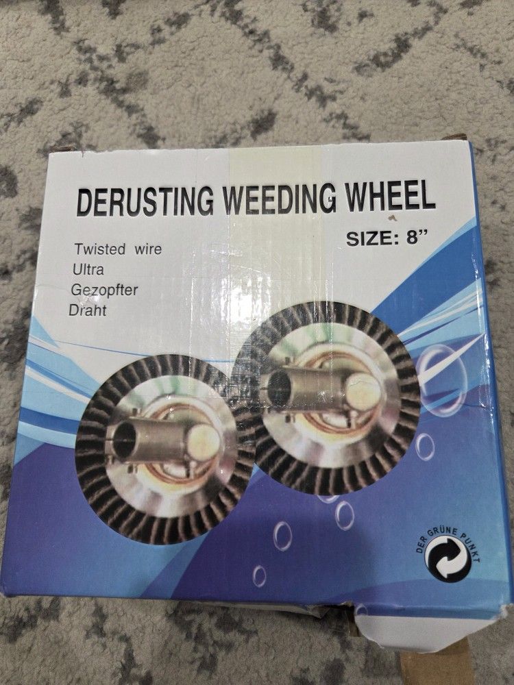 8 inch Steel Wire Brush Trimmer Head kit Eater Wire Brush kit, with Eater Blade Adapter Kit, for String Trimmers (6 inch(Classic Style 2022Upgraded))