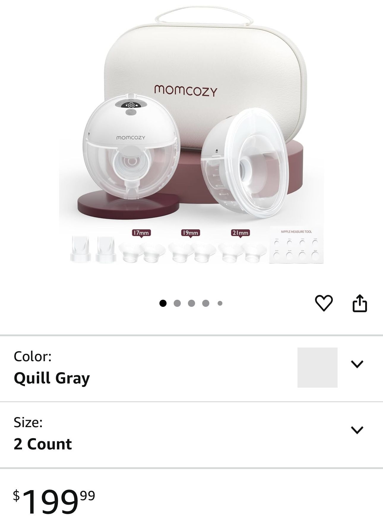 Momcozy M5 Wearable Breast Pump