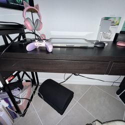 Selling IKEA Micke 55” X  19” Desk BLACK BROWN