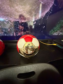 Score soccer World Cup balls