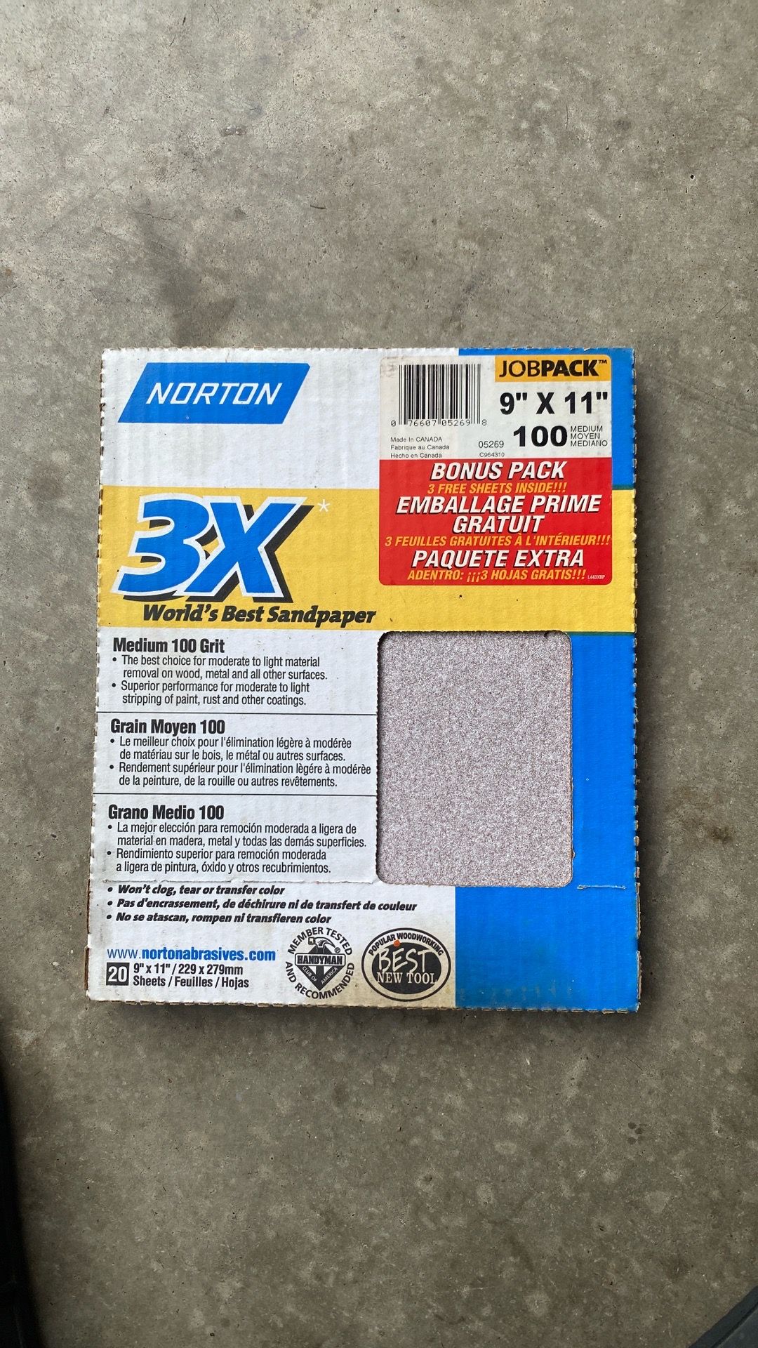 Norton Sandpaper