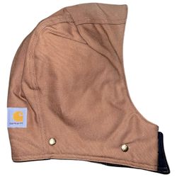 Carhartt Hood 102368 Mens S-XL Tan Beige Canvas Firm Duck Snap On Insulated NWOT