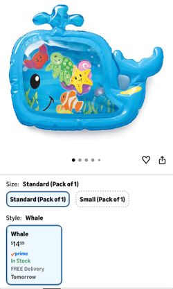 Infantino pat and play whale toy