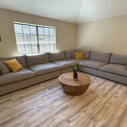Cindy Crawford Palm Springs: 4-Pc Loveseat Sectional