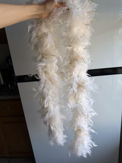 White Feather Boa