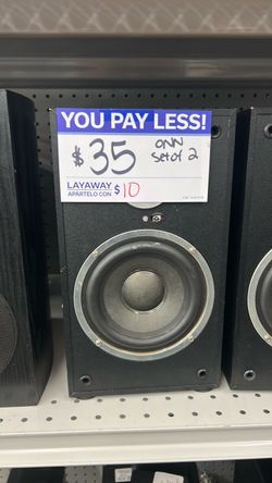 ONN Bookshelf Speakers Set of 2