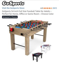 GoSports 54 Inch Full Size Foosball Table