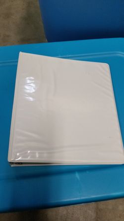 Binders- different sizes and color