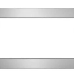 GE - 27" Built-In Microwave Trim Kit - Stainless steel