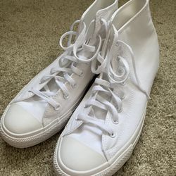 Converse All Star High Tops Never Worn All White
