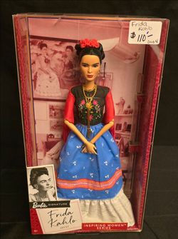 Frida Kahlo Barbie Signature