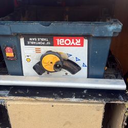 Ryobi 10 Inch Portable Table Saw