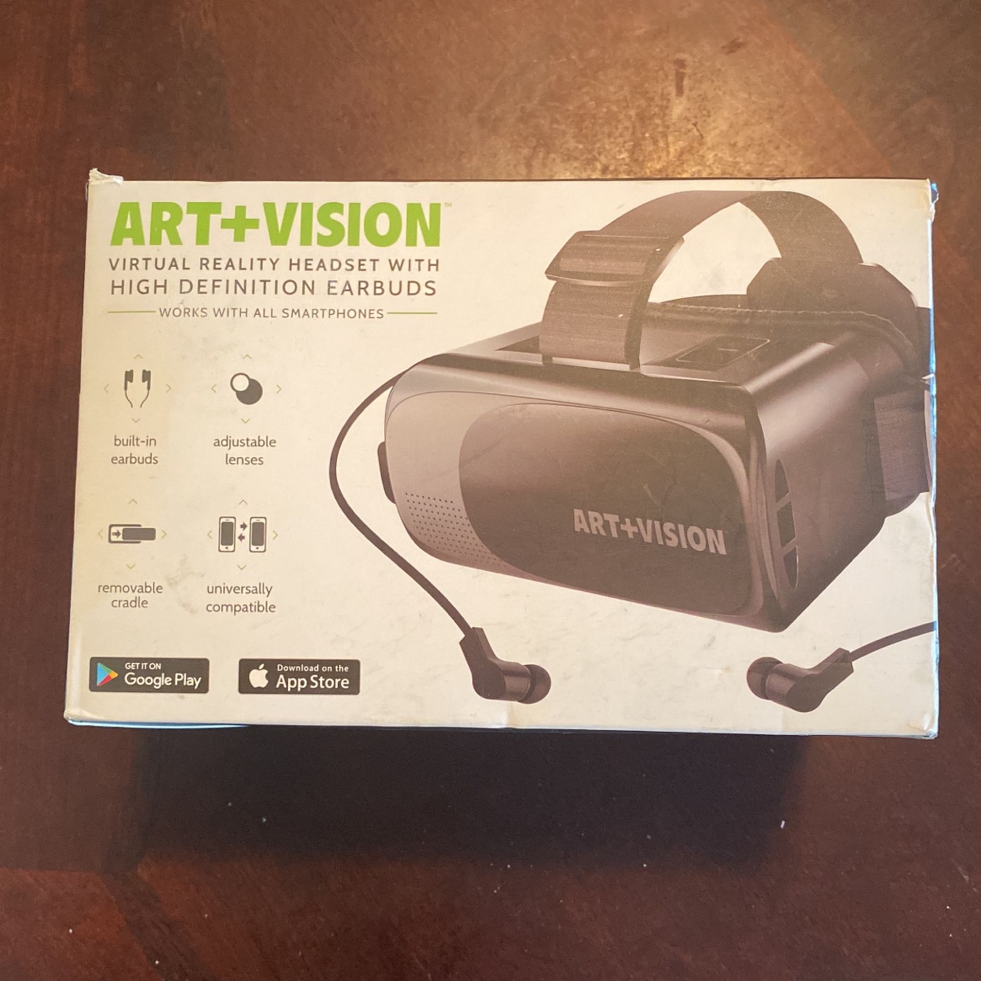 Virtual Reality Head Set Art +vision