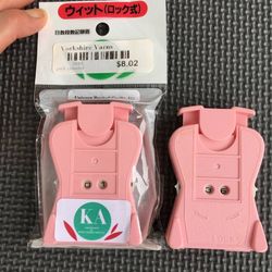 Lot of 2 KA - Pink Knitting Counter with lock