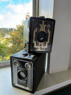 TWO BROWNIE CAMERAS