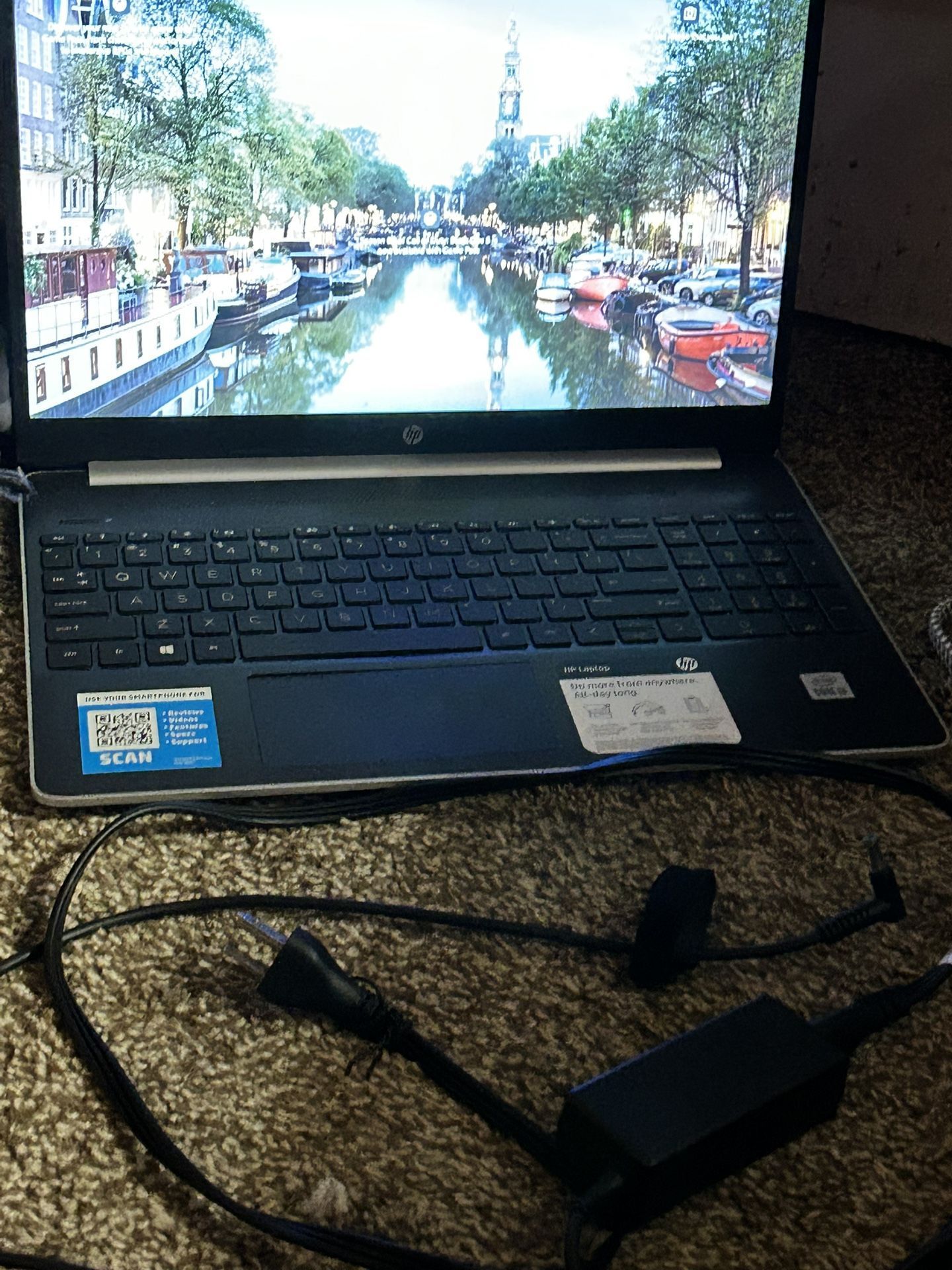 Hp Touch Screen Laptop Color Grey Size 14 Inch Brand Hp With Nike Backpack For Laptop