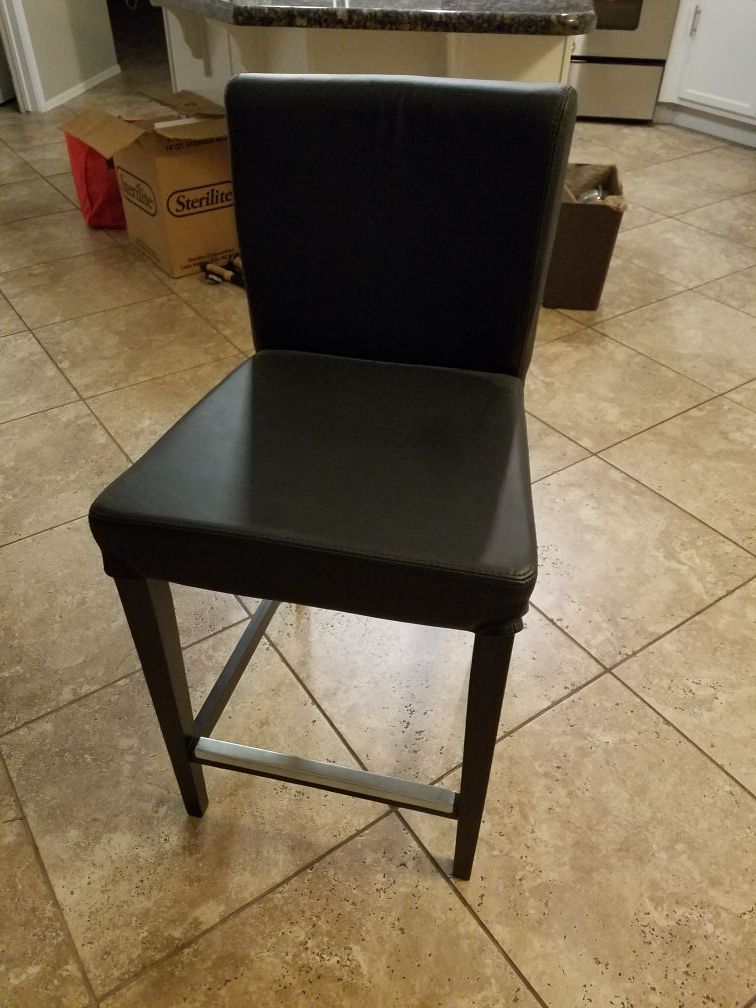 Leather Bar Stool