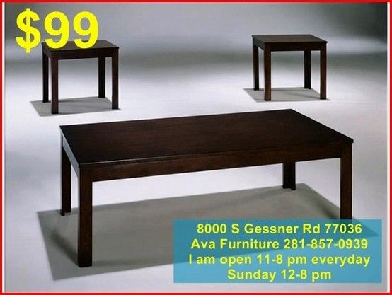 3 piece coffee table set