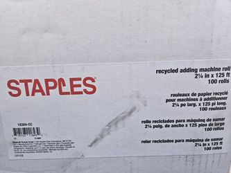 Staples Adding Machine Rolls 