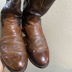 Vintage Tony Lama  Made in USA Western Boots Size7.5D new sole’s