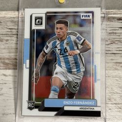 FIFA Enzo Fernandez Optic Soccer Trading Card Argentina RC