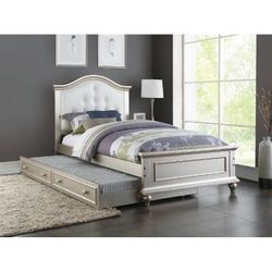 Twin Platform Bed with Trundle