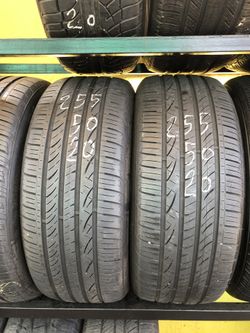 255/50/20 used tires 255-50-20 llantas usadas
