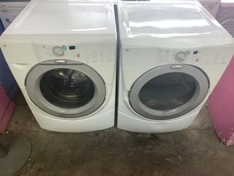 Whirlpool set washer and dryer gas