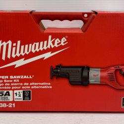 Milwaukee 6538-21  15 Amp 1-1/4 In  Super Sawzall Orbital Reciprocating Saw Kit