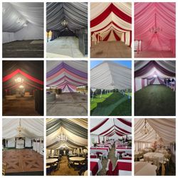 SILLAS CROSS BACK, SILLAS CHIAVARI, SILLAS DE TRONO, SILLAS DE JARDIN, MEZAS DE MADERA, MANTELERIA, CENTROS DE MEZAS, CARPAS CON TELA, DECORACIONES