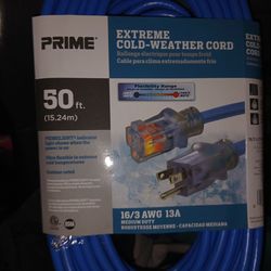 Extention  Cord 50 ft  brand new prime
