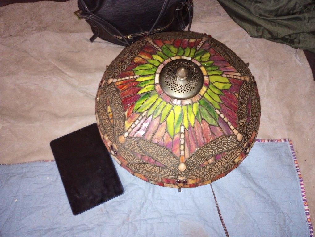 Vintage Tiffany Dragonfly Lamp