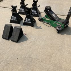 Automotive Jack and Stands Set