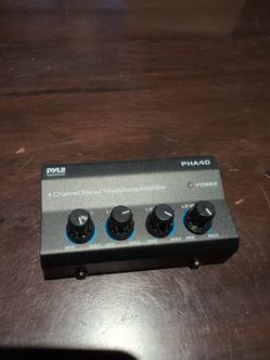 Pyle 4-channel stereo headphone amplifier unused