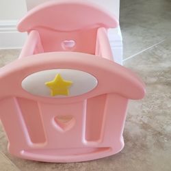 Rocking Toy Crib