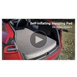 Tesla Car  Camping Air Mattress with Foam, Self Inflating Sleeping Pad with Pump Sack, Max 4.5”Thick, R-Value 13, 4 Seasons Use