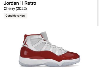Jordan 11 Retro Cherry (2022) Sz 10