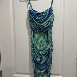 Tropical Colored FashionNova Mini Dress 