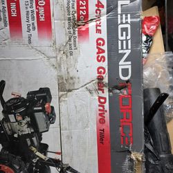 GAS GEAR DRIVE TILLER