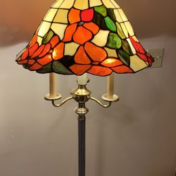 Tiffany Style Stained Glass Floor Lamp