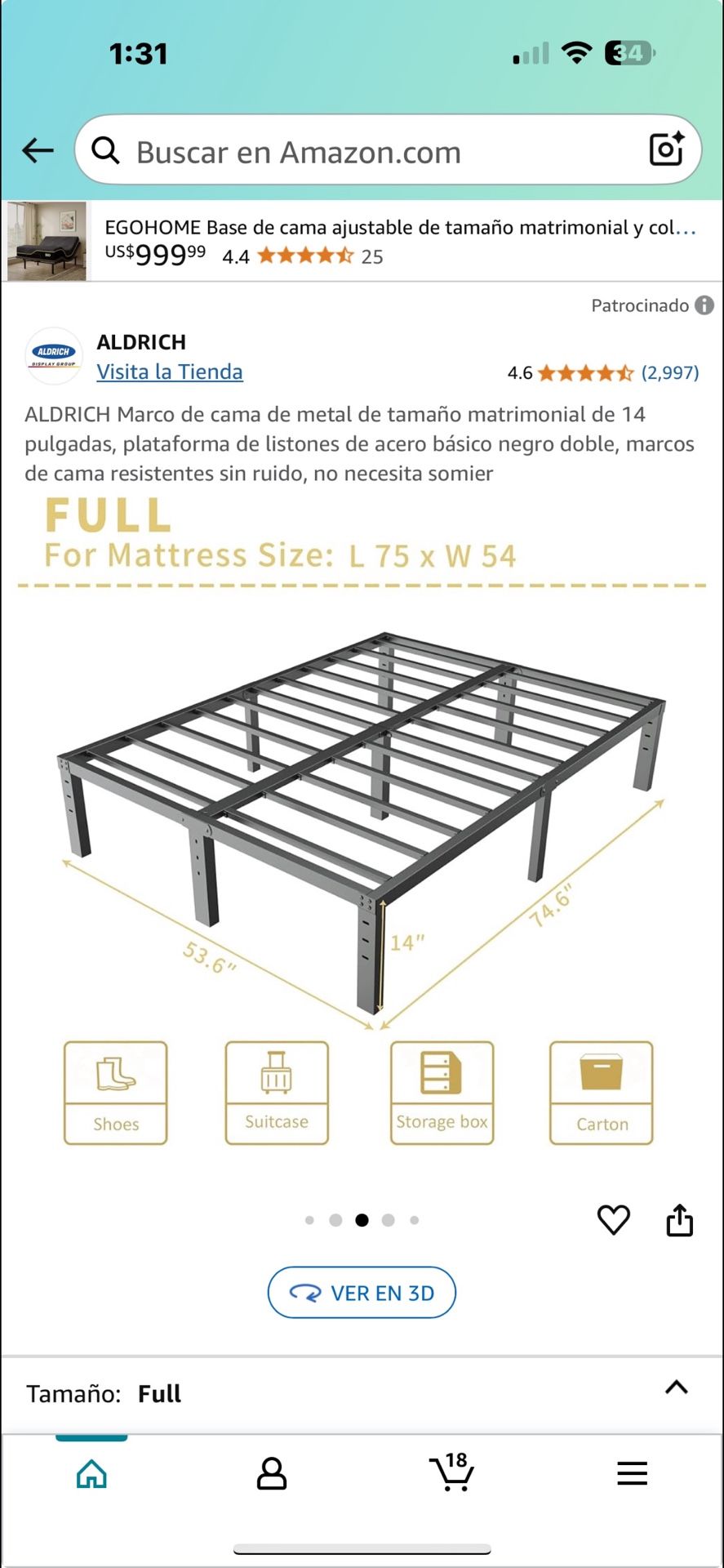 Metal Bed frame