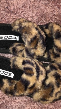 Y2K Platform Fur Sandals