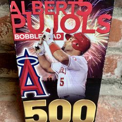 Los Angeles Angels Albert Pujols 500 Career Home Runs Bobblehead SGA new in box