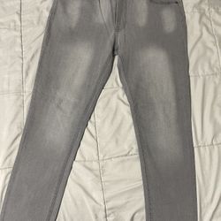 Men’s Skinny Gray Arizona Pants