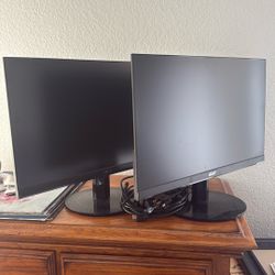2 X 21.5” Computer Monitors